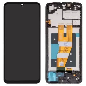 Дисплей для Samsung A055 Galaxy A05, чорний, з рамкою, (Box)