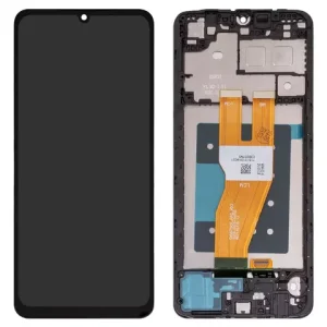 Дисплей для Samsung A055 Galaxy A05, чорний, з рамкою, High Copy