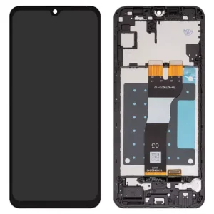 Дисплей для Samsung A057 Galaxy A05s, чорний, з рамкою, High Copy