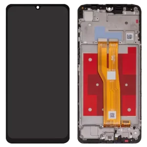 Дисплей для Samsung A075 Galaxy A07 4G, чорний, з рамкою, Original (PRC)