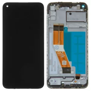 Дисплей для Samsung A115 Galaxy A11, M115 Galaxy M11, чорний, з рамкою, Original (PRC)