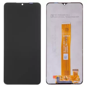 Дисплей для Samsung A125F Galaxy A12, чорний, без рамки, Оригінал (переклеєне скло), A125F_REV0.1 FPC6509-1