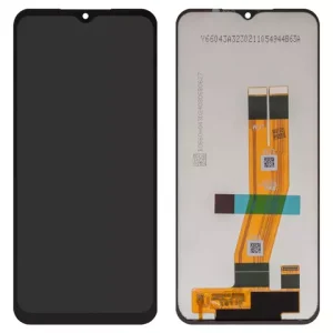 Дисплей для Samsung A145 Galaxy A14, чорний, без рамки, High Copy, з жовтим шлейфом