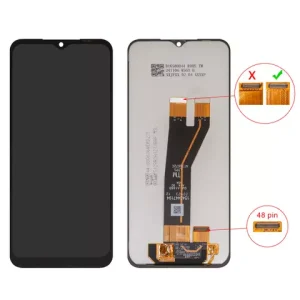 Дисплей для Samsung A146B Galaxy A14 5G, чорний, Best copy, без рамки, Сopy, 48 pin, SM A146B A14 5G V04