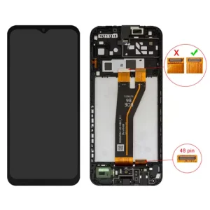 Дисплей для Samsung A146B Galaxy A14 5G, чорний, з рамкою, Original (PRC), 48 pin, BS066FBM L09 DB01 1.1
