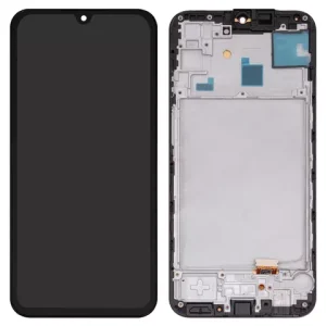 Дисплей для Samsung A155 Galaxy A15, A156 Galaxy A15 5G, чорний, з рамкою, High Copy, (OLED)