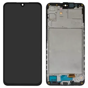Дисплей для Samsung A166 Galaxy A16 5G, чорний, з рамкою, High Copy, (OLED)