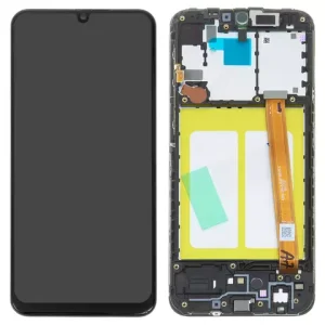 Дисплей для Samsung A202 Galaxy A20e, чорний, з рамкою, Original (PRC)