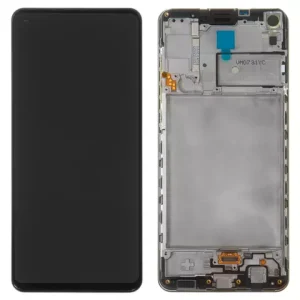 Дисплей для Samsung A217 Galaxy A21s, чорний, з рамкою, Original (PRC)