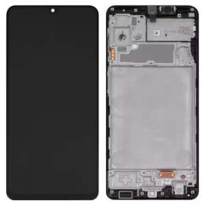 Дисплей для Samsung A225 Galaxy A22, чорний, з рамкою, Original (PRC)
