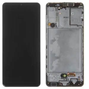 Дисплей для Samsung A315 Galaxy A31, чорний, з рамкою, Original, сервісне опаковання, #GH82 22761A/GH82 22905A/GH82 24455A