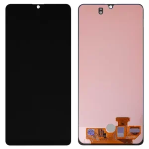 Дисплей для Samsung A315 Galaxy A31, чорний, без рамки, Оригінал (переклеєне скло)