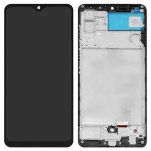 Дисплей для Samsung A325 Galaxy A32, чорний, з рамкою, High Copy, з широким обідком, (OLED 6,36″)