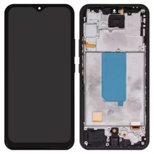 Дисплей для Samsung A346 Galaxy A34 5G, чорний, з рамкою, Сopy, (TFT)