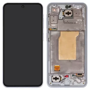 Дисплей для Samsung A356 Galaxy A35 5G, блакитний, з рамкою, Original (PRC), iceblue