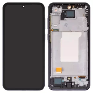 Дисплей для Samsung A356 Galaxy A35 5G, синій, з рамкою, High Copy, (OLED), navy