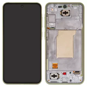 Дисплей для Samsung A356 Galaxy A35 5G, жовтий, з рамкою, Original (PRC), lemon