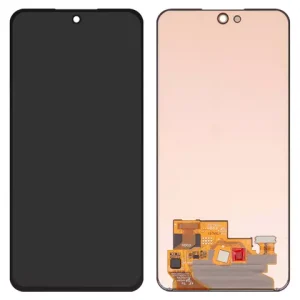 Дисплей для Samsung A366 Galaxy A36, A566 Galaxy A56, чорний, без рамки, Оригінал (переклеєне скло)