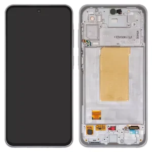Дисплей для Samsung A366 Galaxy A36, білий, з рамкою, Original (PRC), white