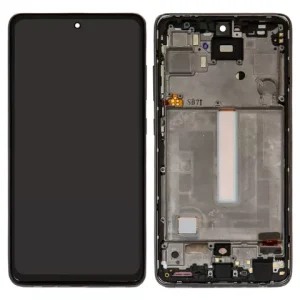 Дисплей для Samsung A525 Galaxy A52, A526 Galaxy A52 5G, чорний, з рамкою, High Copy, (OLED 6,42″)