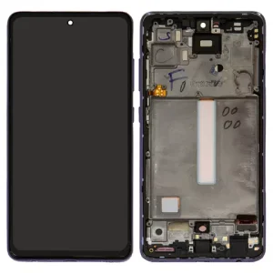 Дисплей для Samsung A525 Galaxy A52, A526 Galaxy A52 5G, фіолетовий, з рамкою, High Copy, (OLED 6,42″)