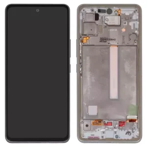 Дисплей для Samsung A536 Galaxy A53 5G, білий, з рамкою, Original (PRC)