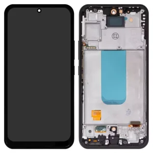Дисплей для Samsung A546 Galaxy A54 5G, чорний, з рамкою, Сopy, (TFT)