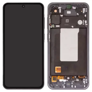 Дисплей для Samsung A566 Galaxy A56, чорний, з рамкою, High Copy, (OLED), graphite