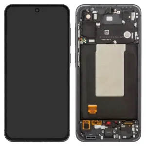 Дисплей для Samsung A566 Galaxy A56, сірий, з рамкою, Original (PRC), graphite