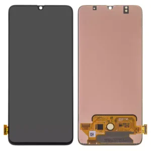 Дисплей для Samsung A705 Galaxy A70, чорний, без рамки, Оригінал (переклеєне скло)