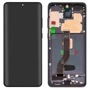 Дисплей для Samsung G985 Galaxy S20 Plus, G986 Galaxy S20 Plus 5G, чорний, з рамкою, High Copy, (OLED) cosmic black