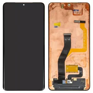 Дисплей для Samsung G998 Galaxy S21 Ultra 5G, чорний, без рамки, Оригінал (переклеєне скло)