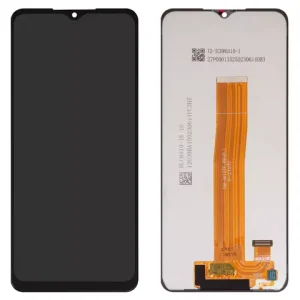 Дисплей для Samsung M127 Galaxy M12, чорний, без рамки, (Box) M127F REV0.1