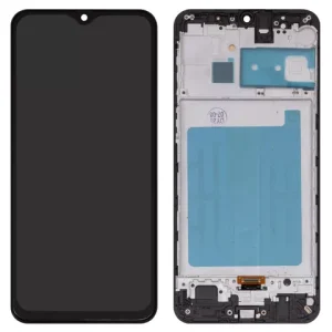 Дисплей для Samsung M215 Galaxy M21, M305 Galaxy M30, M307 Galaxy M30s, M315 Galaxy M31, чорний, з рамкою, Сopy, (TFT)