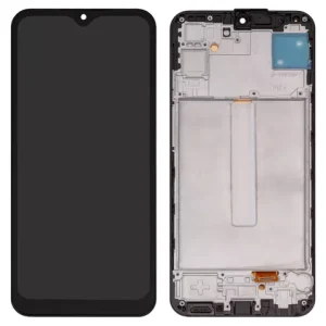 Дисплей для Samsung M346 Galaxy M34, чорний, з рамкою, High Copy, з широким обідком, (OLED)