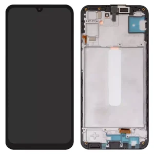 Дисплей для Samsung M346 Galaxy M34, чорний, з рамкою, Оригінал (переклеєне скло)