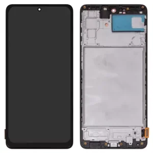Дисплей для Samsung M515 Galaxy M51, чорний, з рамкою, High Copy, (OLED)