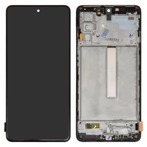 Дисплей для Samsung M526 Galaxy M52, чорний, з рамкою, Original (PRC)