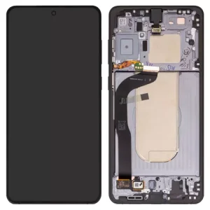 Дисплей для Samsung S937 Galaxy S25 Edge, чорний, з рамкою, Original (PRC), titanium jetblack