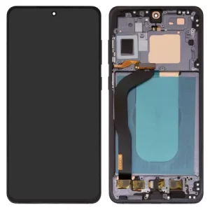 Дисплей для Samsung S937 Galaxy S25 Edge, чорний, з рамкою, High Copy, (OLED)