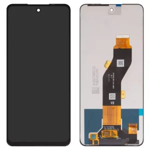 Дисплей для Tecno Pop 8, Spark 20 (KJ5), Spark 20C (BG7), Spark Go (2024) (BG6); Infinix Hot 40i (X6528B), Smart 8 (X6525), чорний, без рамки, Оригінал (переклеєне скло), BV066G3M L0A XM00