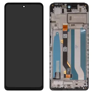 Дисплей для Tecno Spark 10 Pro, чорний, з рамкою, High Copy