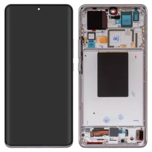 Дисплей для Xiaomi 12 Pro, фіолетовий, з рамкою, Original (PRC), 2201122C, 2201122G