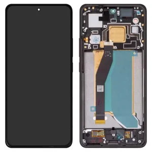 Дисплей для Xiaomi 14T Pro, чорний, з рамкою, Original (PRC), 2407FPN8EG