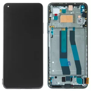 Дисплей для Xiaomi Mi 11 Lite, Mi 11 Lite 5G, чорний, з рамкою, Original (PRC), #WM6556Z21 1