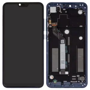 Дисплей для Xiaomi Mi 8 Lite 6.26″, синій, з рамкою, Оригінал (переклеєне скло), M1808D2TG