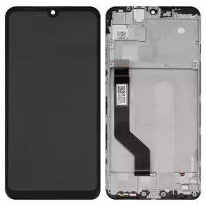 Дисплей для Xiaomi Mi Play, чорний, з рамкою, Оригінал (переклеєне скло), M1901F9E