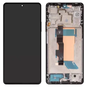 Дисплей для Xiaomi Poco F5, чорний, з рамкою, Original (PRC), 23049PCD8G, 23049PCD8I