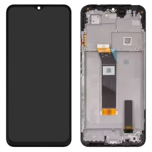 Дисплей для Xiaomi Poco M4 5G, Poco M5 4G, Redmi 10 5G, Redmi Note 11E, чорний, з рамкою,