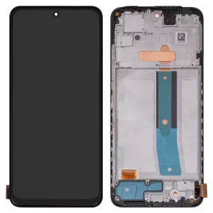 Дисплей для Xiaomi Poco M4 Pro 4G, Redmi Note 11, Redmi Note 11S, Redmi Note 12S, чорний, з рамкою, High Copy, (OLED)